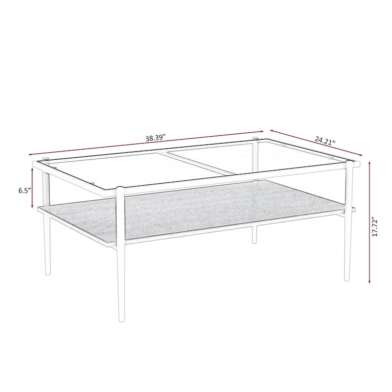 Ensemble de 3 tables basses et tables d'appoint, Table en verre trempé avec couche en MDF, Tables modernes pour salon, Verre gris