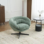 Fauteuil pivotant de club en chenille