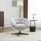 Fauteuil pivotant de club en chenille