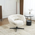 Fauteuil pivotant de club en chenille