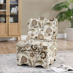 Chaise de salle à manger individuelle en velours avec coussin d'assise moelleux