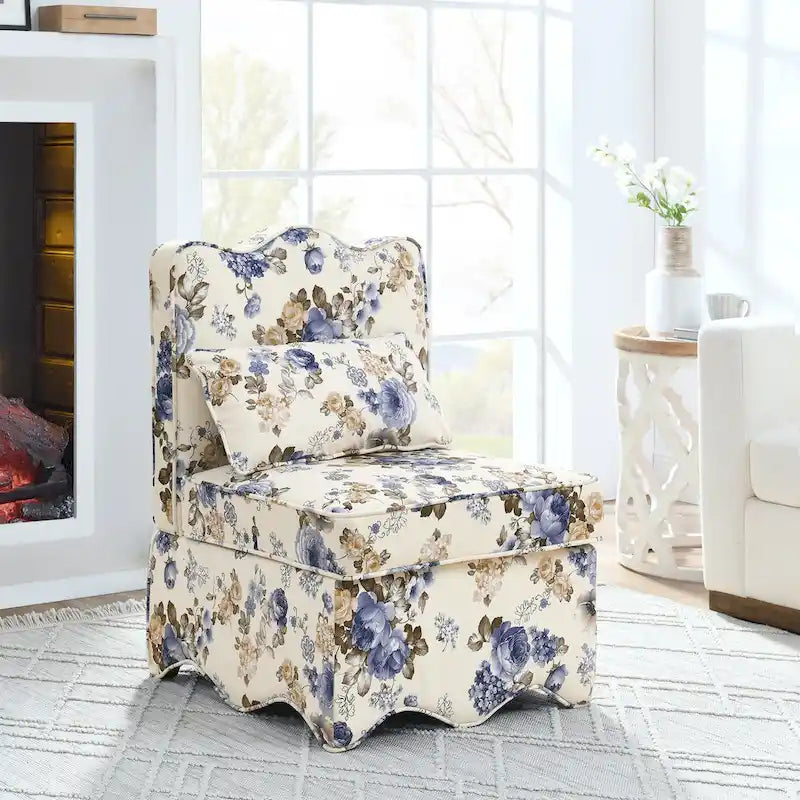 Chaise de salle à manger individuelle en velours avec coussin d'assise moelleux