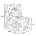 Chaise de salle à manger individuelle en velours avec coussin d'assise moelleux