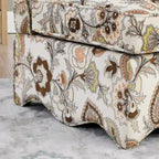Chaise de salle à manger individuelle en velours avec coussin d'assise moelleux