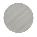 Table d'appoint contemporaine en bois rond avec étagère pour chambre ou salon