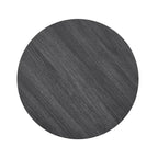 Table d'appoint contemporaine en bois rond avec étagère pour chambre ou salon