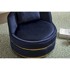 Fauteuil pivotant, fauteuil pivotant à 360°, fauteuil club pour salon et chambre à coucher