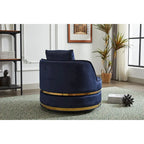 Fauteuil pivotant, fauteuil pivotant à 360°, fauteuil club pour salon et chambre à coucher