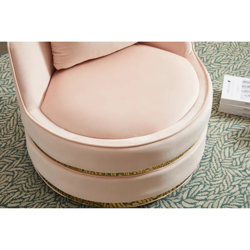 Fauteuil pivotant, fauteuil pivotant à 360°, fauteuil club pour salon et chambre à coucher