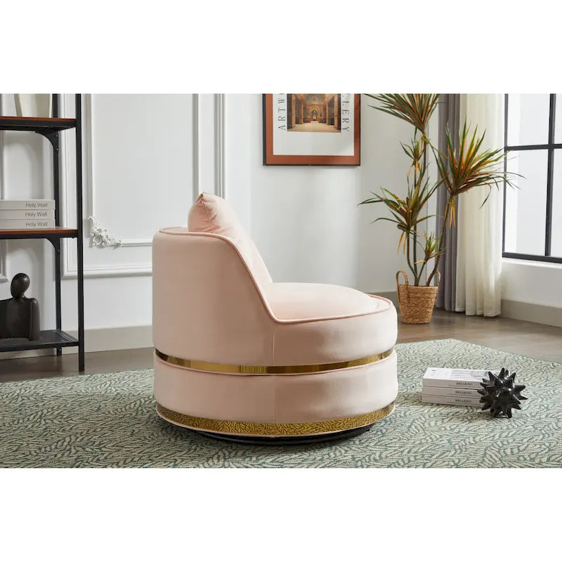 Fauteuil pivotant, fauteuil pivotant à 360°, fauteuil club pour salon et chambre à coucher