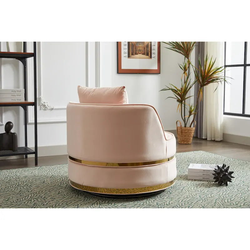 Fauteuil pivotant, fauteuil pivotant à 360°, fauteuil club pour salon et chambre à coucher