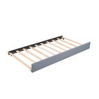 Lit de repos double avec tiroir, cadre de lit en bois, double gigogne rembourré, pas besoin de sommier tapissier pour adolescents