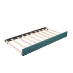 Lit de repos double avec tiroir, cadre de lit en bois, double gigogne rembourré, pas besoin de sommier tapissier pour adolescents