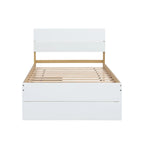Lit double moderne avec lit gigogne
