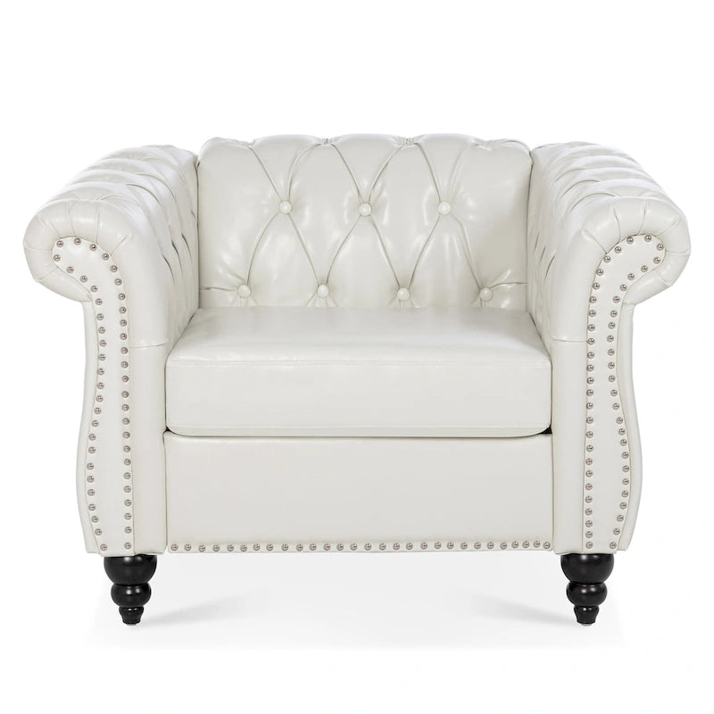 Fauteuil classique confortable à 1 place pour le salon