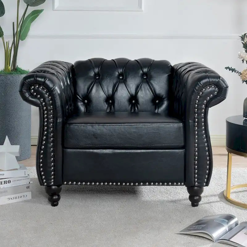 Fauteuil classique confortable à 1 place pour le salon