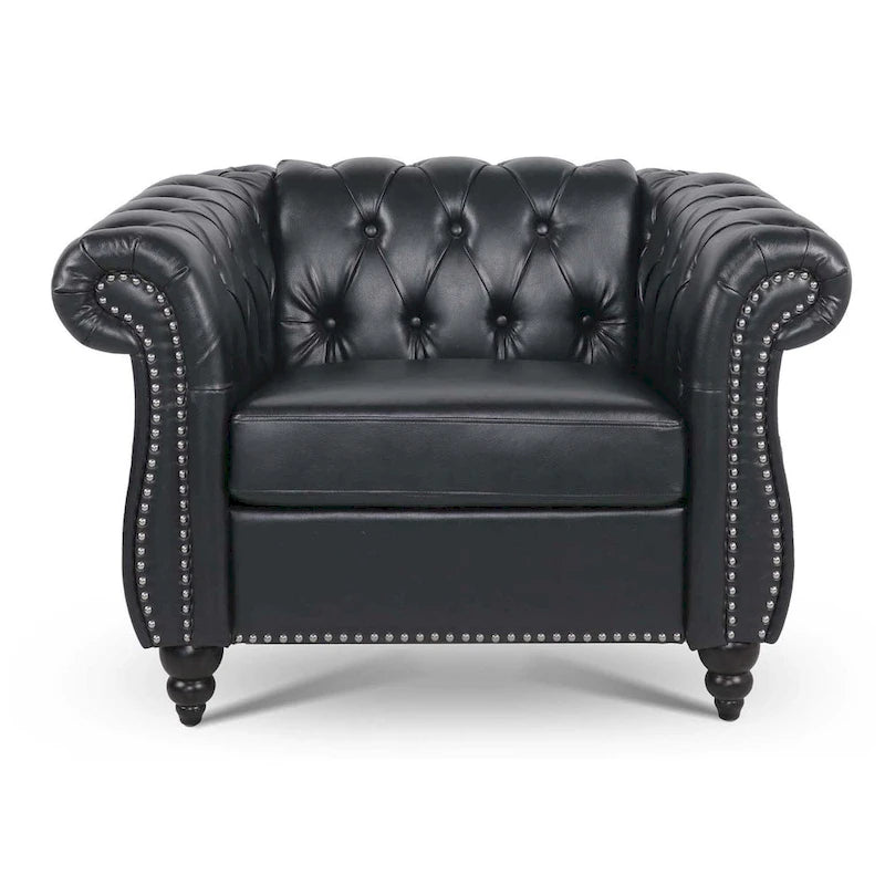 Fauteuil classique confortable à 1 place pour le salon