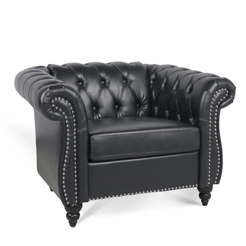Fauteuil classique confortable à 1 place pour le salon