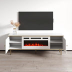 Meuble TV avec cheminée électrique 63