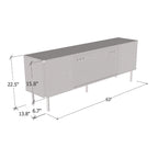 Meuble TV avec cheminée électrique 63