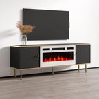 Meuble TV avec cheminée électrique 63