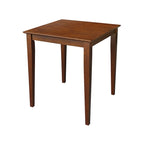 Table à hauteur de comptoir 30 x 30 avec 2 tabourets - Ensemble 3 pièces