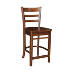Table à hauteur de comptoir 30 x 30 avec 2 tabourets - Ensemble 3 pièces