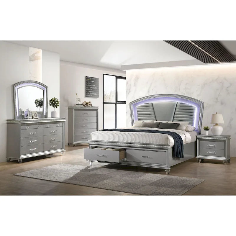 Xian Contemporary Solid Wood 5-Drawer Chest by 