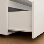 Commode double blanche à 6 tiroirs de qualité supérieure de 150 cm de long