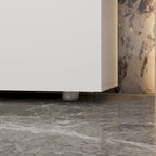 Commode double blanche à 6 tiroirs de qualité supérieure de 150 cm de long