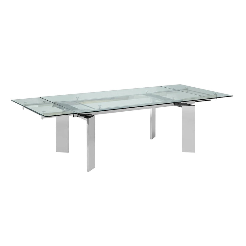 Table à manger en verre