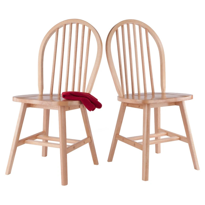 Lot de 2 chaises, naturel
