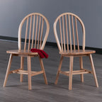 Lot de 2 chaises, naturel