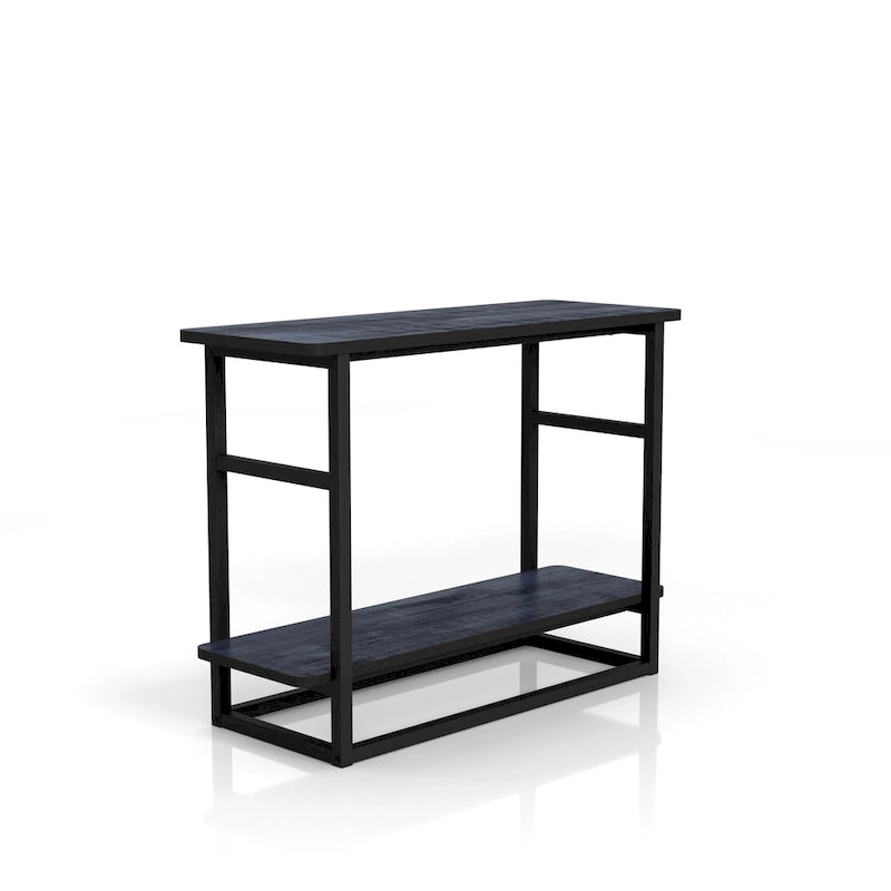 Table d'appoint longue Urban Oak de 81 cm avec étagère inférieure