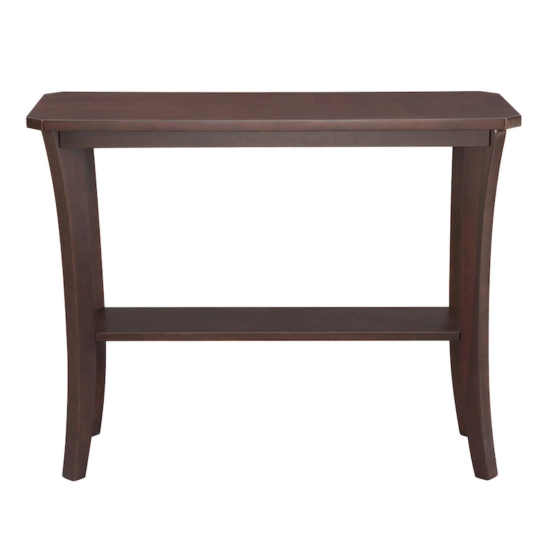 Meuble console d'entrée avec étagère