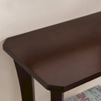 Meuble console d'entrée avec étagère