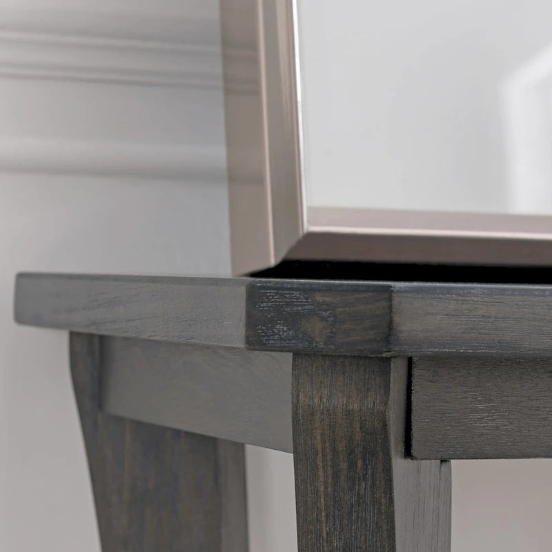 Meuble console d'entrée avec étagère