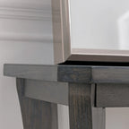 Meuble console d'entrée avec étagère