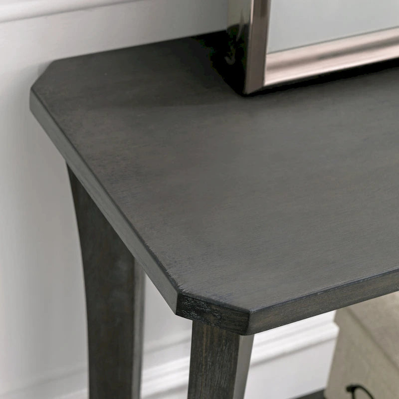 Meuble console d'entrée avec étagère