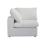 Canapé modulable en U 6 places en lin avec pouf, rembourré de duvet, grand confort, 160 pouces, combinaison libre