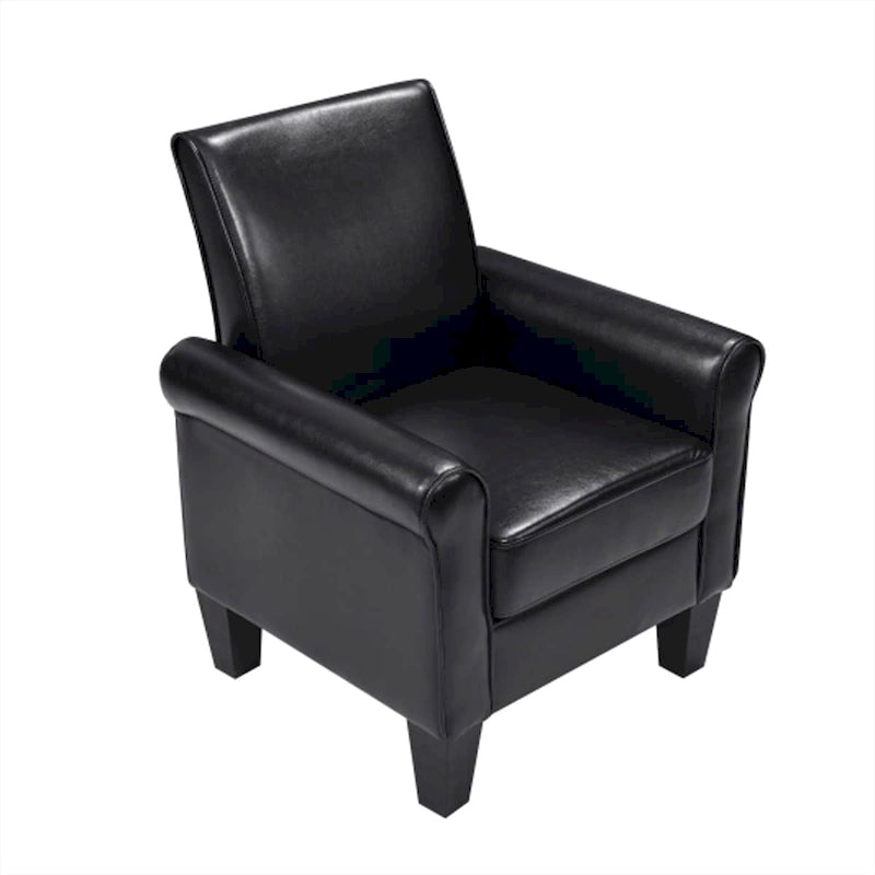 Fauteuils d'appoint, Fauteuil de salon confortable, Fauteuil en cuir PU