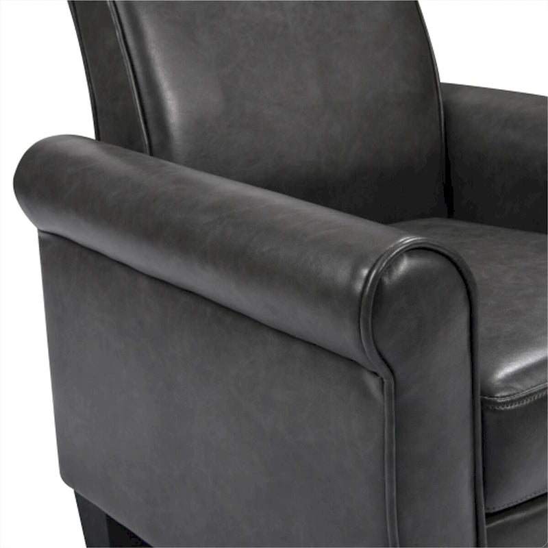 Fauteuils d'appoint, Fauteuil de salon confortable, Fauteuil en cuir PU