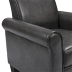 Fauteuils d'appoint, Fauteuil de salon confortable, Fauteuil en cuir PU