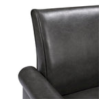 Fauteuils d'appoint, Fauteuil de salon confortable, Fauteuil en cuir PU