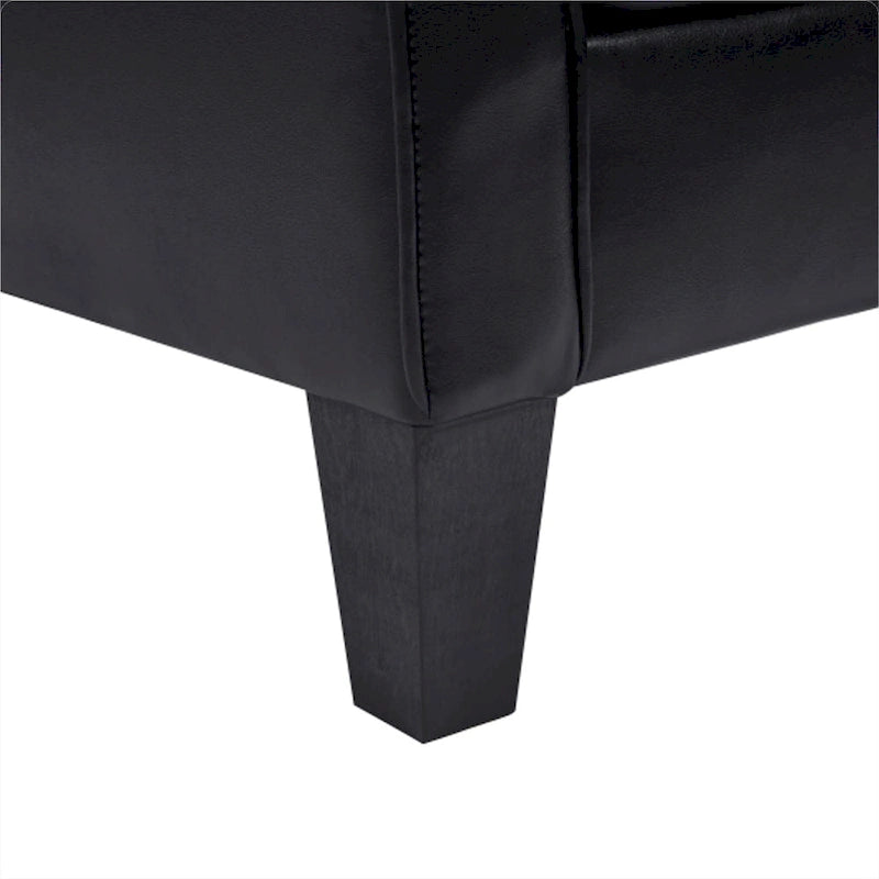 Fauteuils d'appoint, Fauteuil de salon confortable, Fauteuil en cuir PU