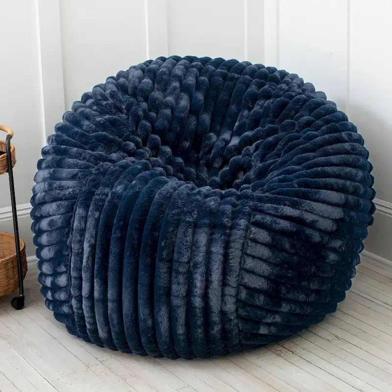 Pouf géant de 5 pieds avec housse amovible pour adultes