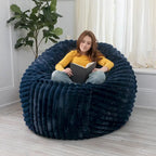 Pouf géant de 5 pieds avec housse amovible pour adultes