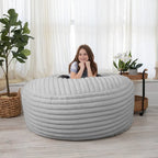 Pouf géant de 5 pieds avec housse amovible pour adultes