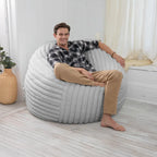 Pouf géant de 5 pieds avec housse amovible pour adultes