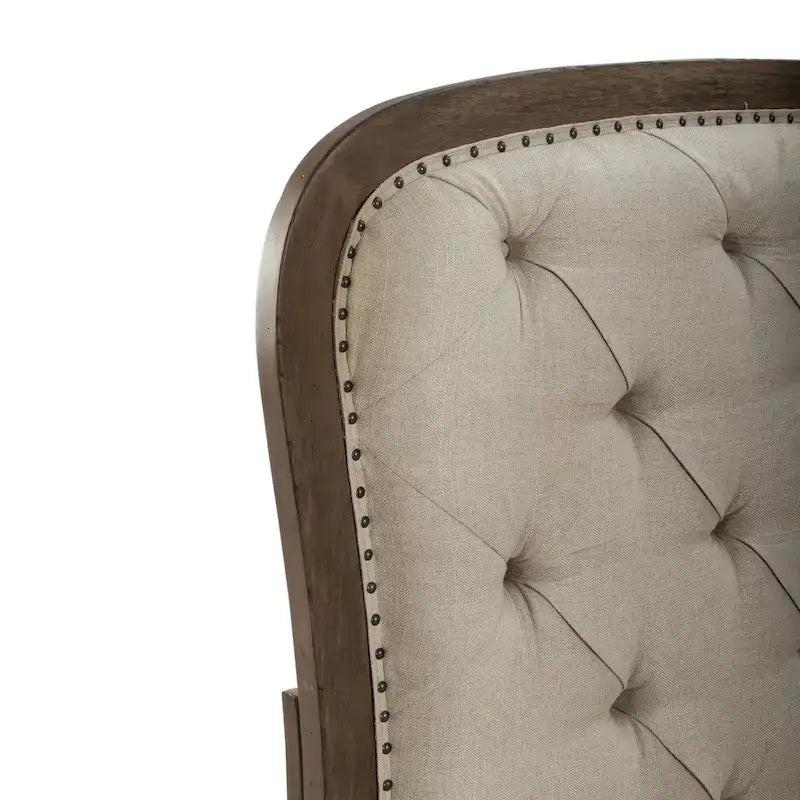 Lit king-size Americana Farmhouse Dusty Taupe avec baldaquin